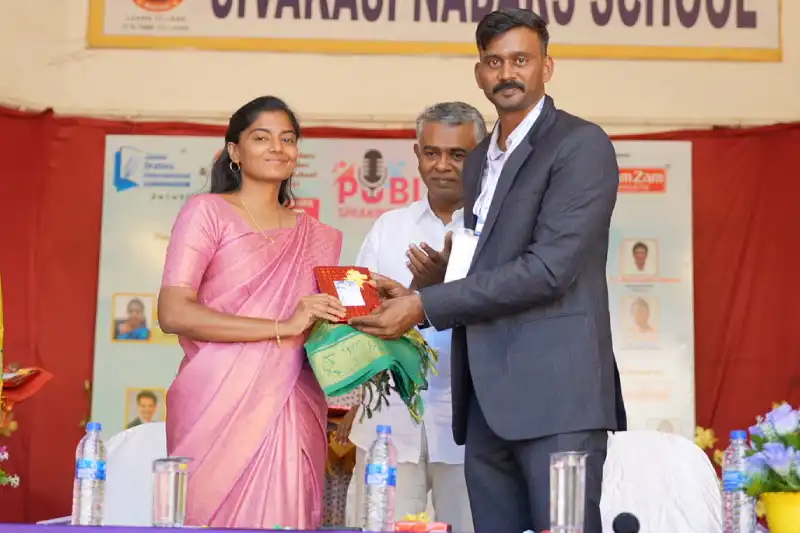 Training institute in Madurai award presentation